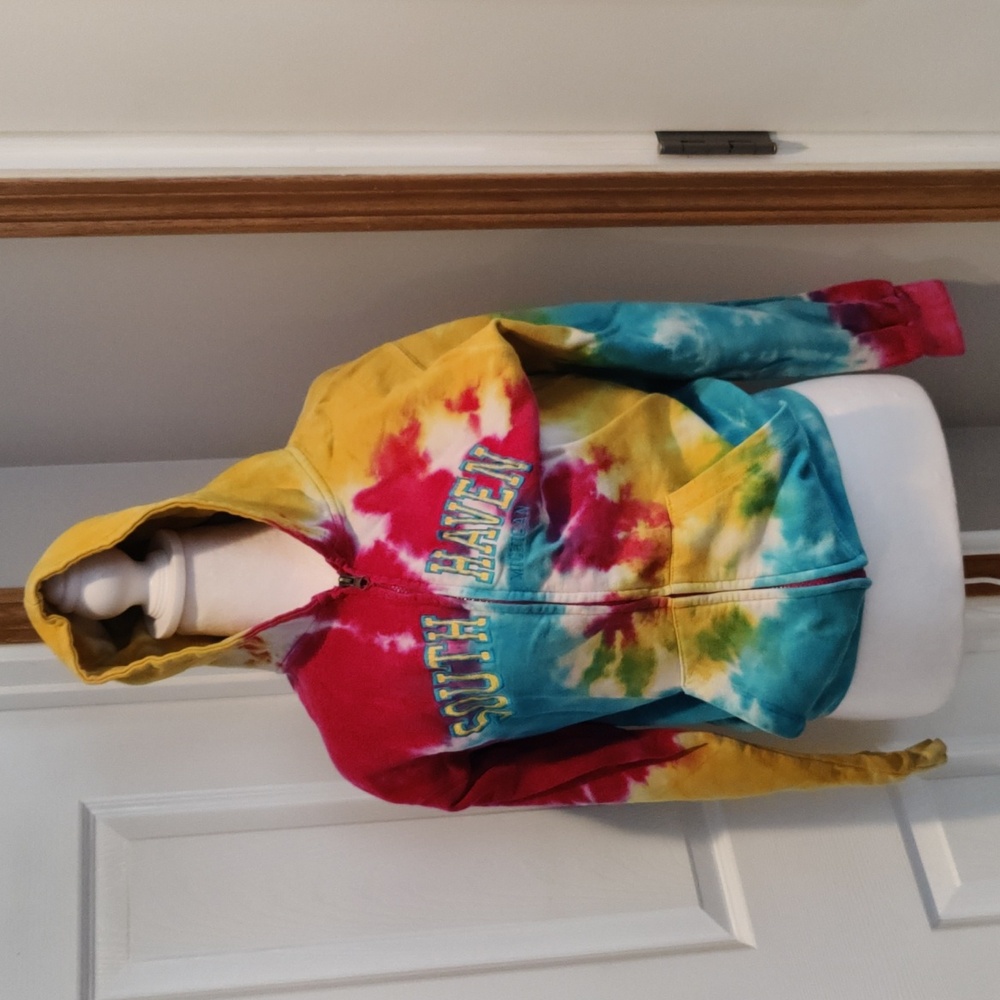 Happy Kids South Haven Michigan tye dye hoodie size xl
